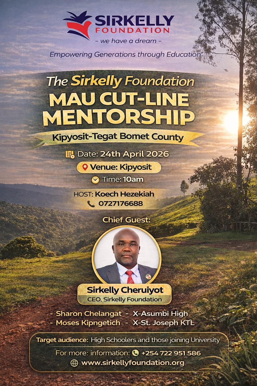 The Sirkelly Foundation Mau Cut-Line Mentorship